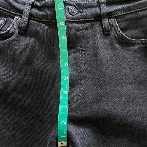 Ovadia New York Mens High Rise Skinny 001 Size 34 Black Denim - Picture 13 of 13